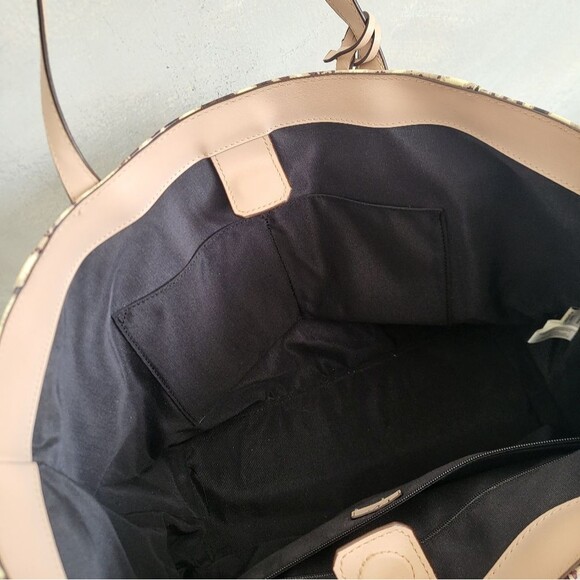 Diane Von Furstenberg Ready To Go Pocket Tote Funky Zebra Bag 17x11x6 DVF - Picture 7 of 12